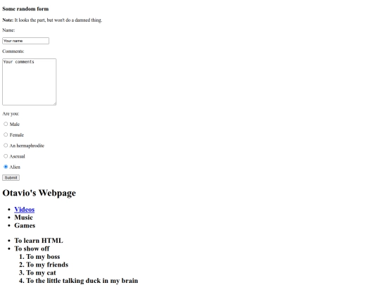 index screenshot