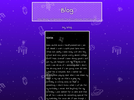 blog screenshot