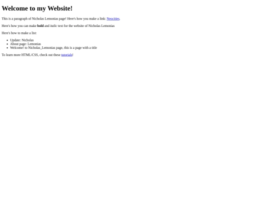 index screenshot