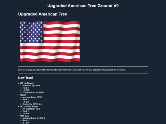 site/upgraded_american_tree_ground_v0 screenshot