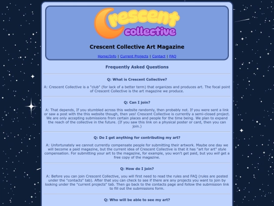 faq screenshot