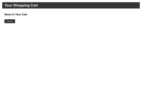 cart screenshot