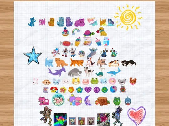 stickers screenshot