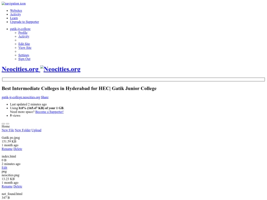 index screenshot