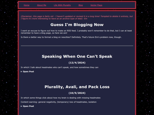 blog screenshot
