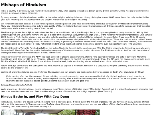 mishaps-of-hinduism screenshot