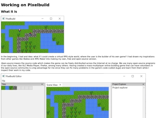 working-on-pixelbuild screenshot
