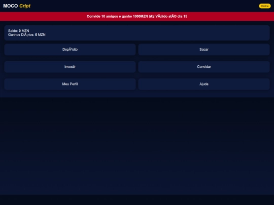 dashboard screenshot