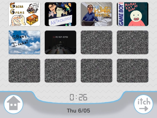 games_menu screenshot