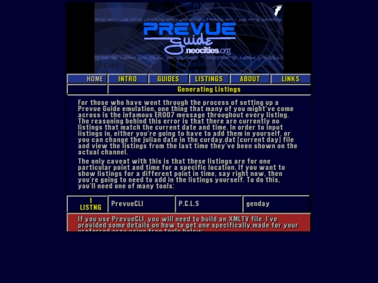 listings screenshot