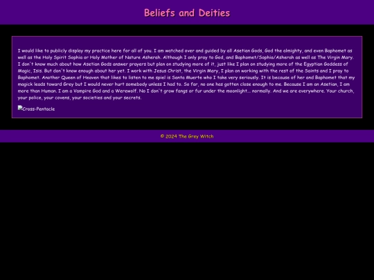 beliefsanddeities screenshot