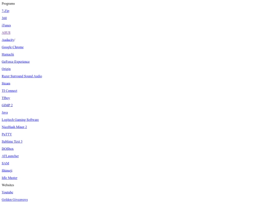 index screenshot