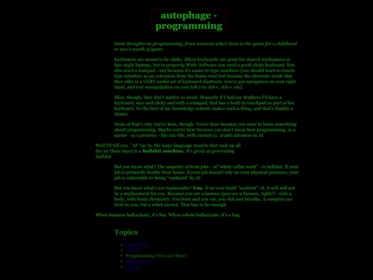 programming screenshot