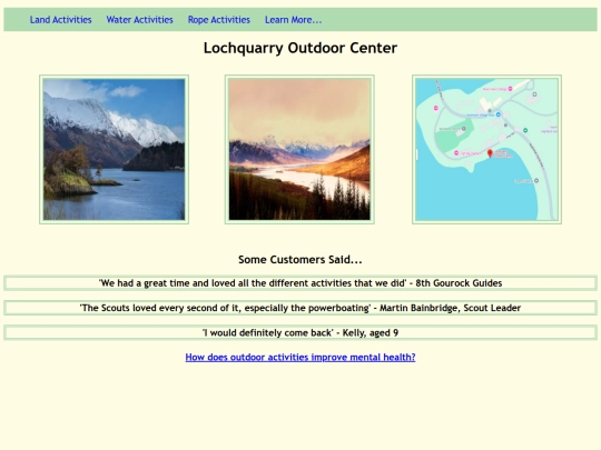 html/homepage screenshot