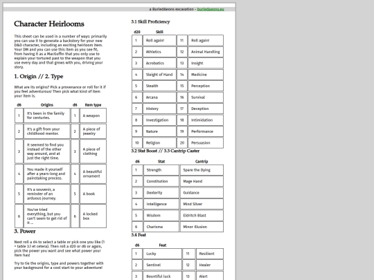 projects/heirlooms screenshot