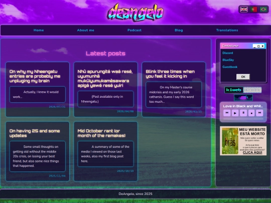 blog screenshot
