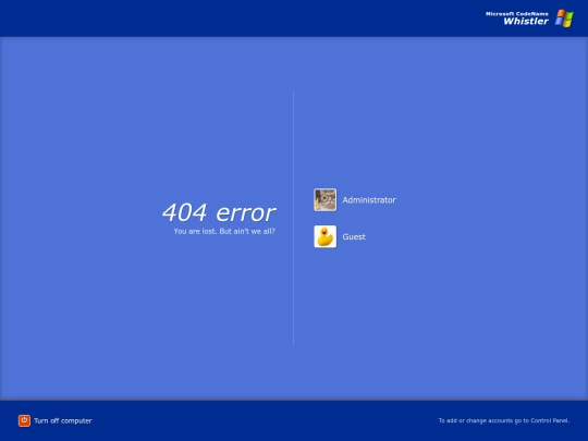 not_found screenshot
