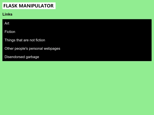 Links screenshot