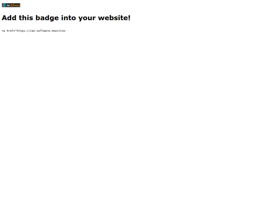 HTMLBadge screenshot