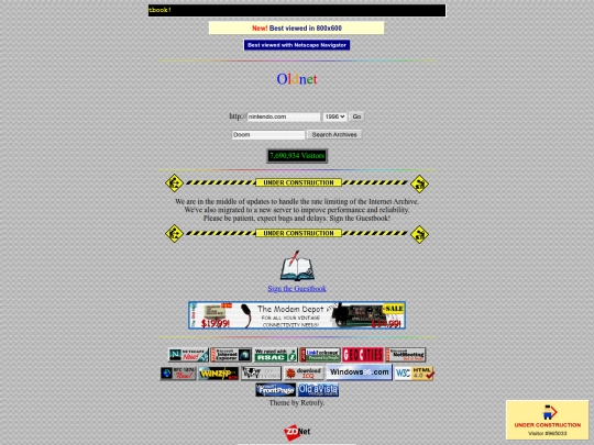 Old.net screenshot