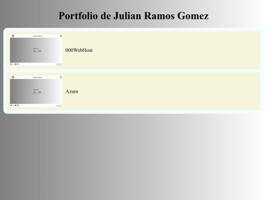 Portfolio screenshot