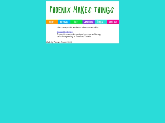 links screenshot