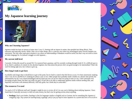 japaneselearning screenshot
