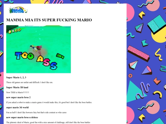 mario screenshot