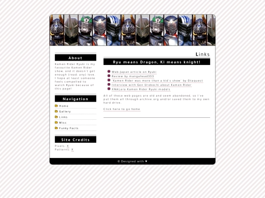 ryuki-links screenshot