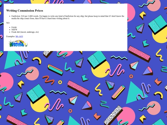 writingprices screenshot