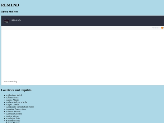 chatbot screenshot