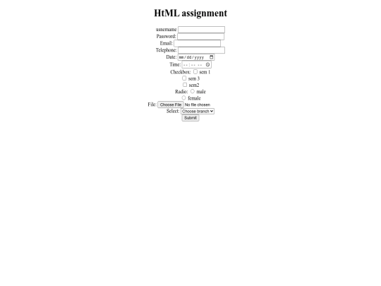myproject/assignment screenshot