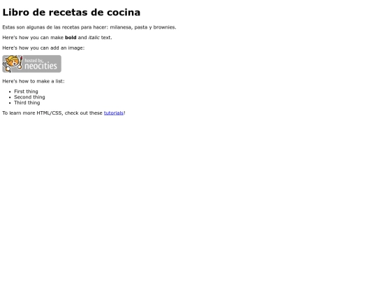 Proyecto/milanesa screenshot