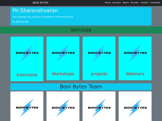 sharveshnarayanan/bonibytes/bonihome screenshot