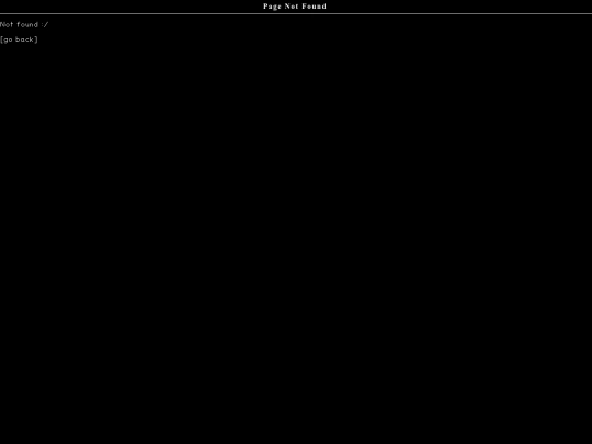 not_found screenshot