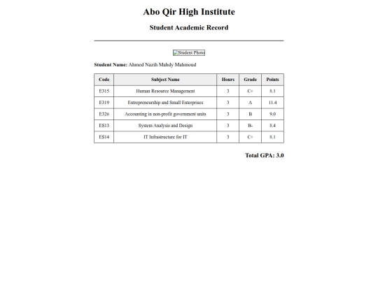 index screenshot