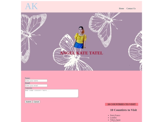 contact us screenshot