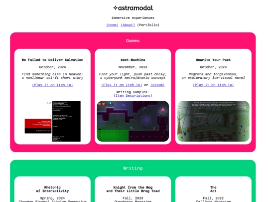 portfolio screenshot