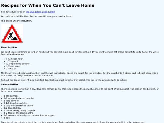 recipes screenshot