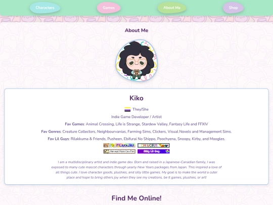 AboutMe screenshot