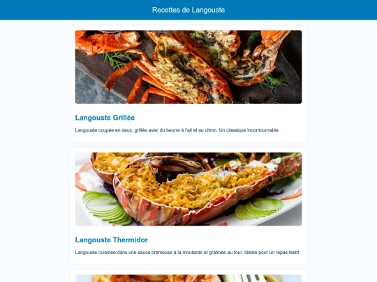 langouste screenshot