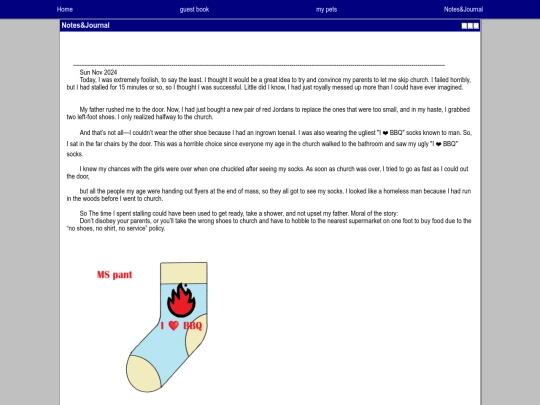 notes screenshot