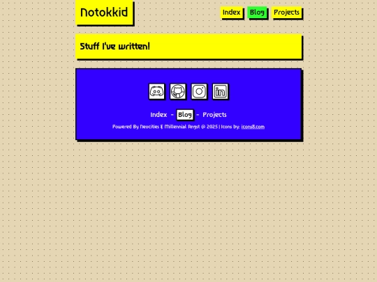 blog screenshot