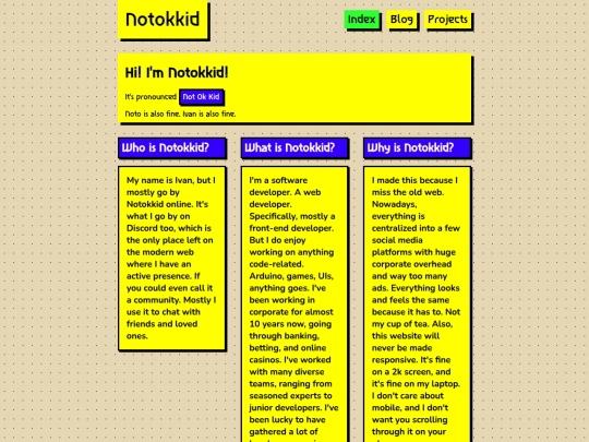 index screenshot