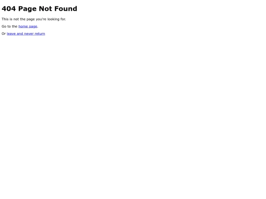 not_found screenshot