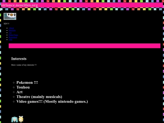 interests screenshot