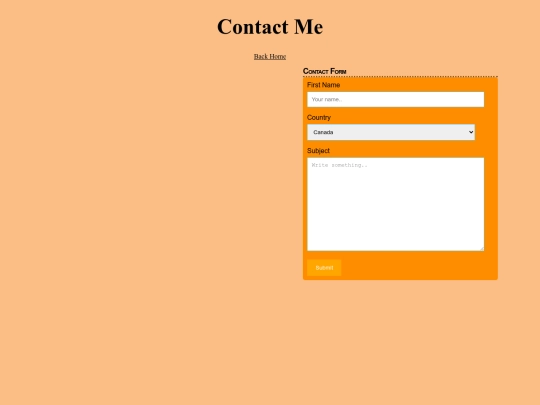 contact screenshot
