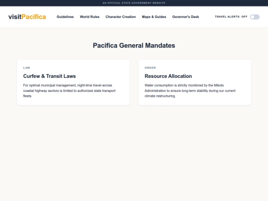 rules screenshot