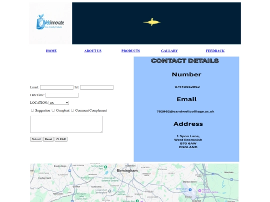 feedback screenshot