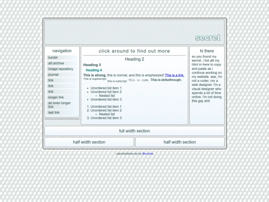 secrets screenshot